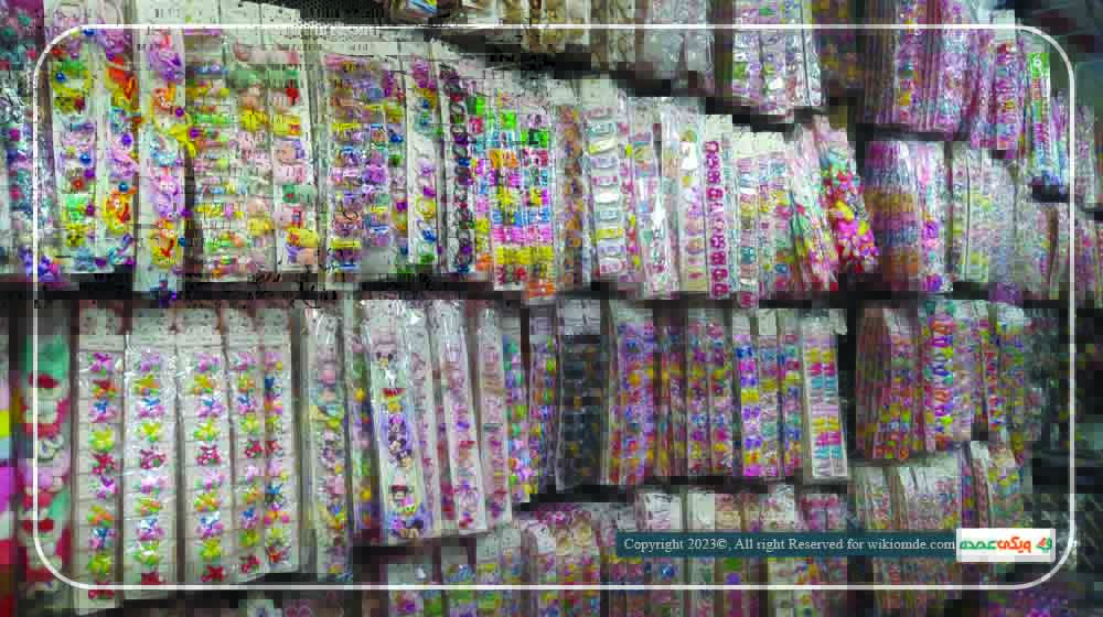 بخشی از تنوع کلیپس  و کش سر عمده فروشگاه پاریس آقای اثباتی