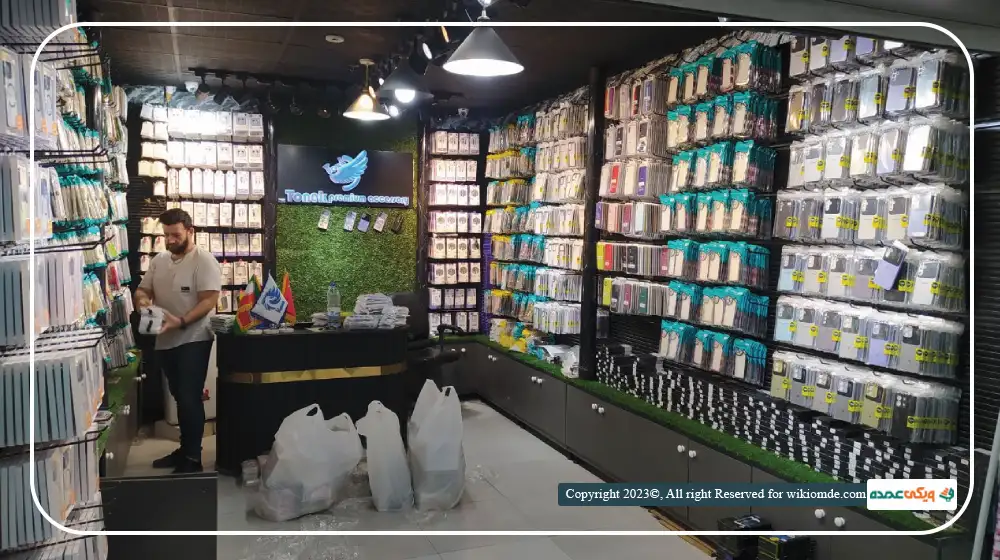 بخشی از تنوع فروشگاه اکسسوری و قاب تونک