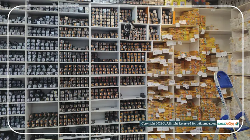 بخشی از تنوع مرکز پخش عمده هایپر گلس