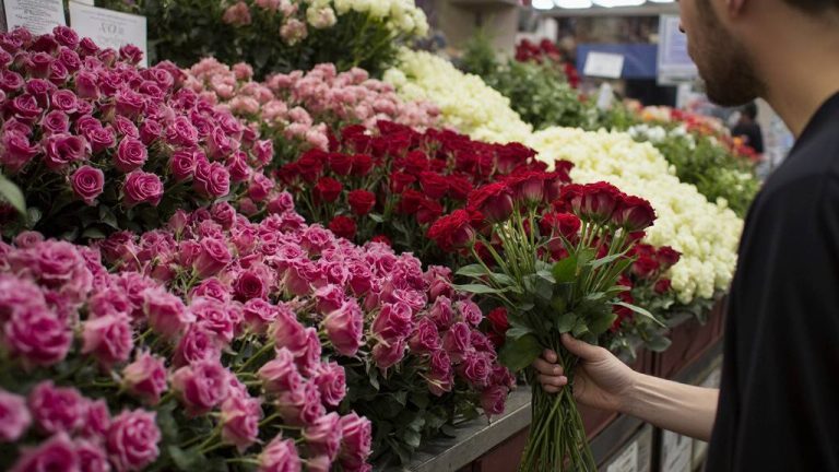 بهترین عمده فروشی گل رز در تهران